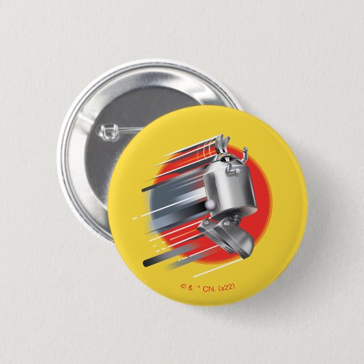 Aqua Teen Hunger Force Rabbot Button (Vorne & Hinten)