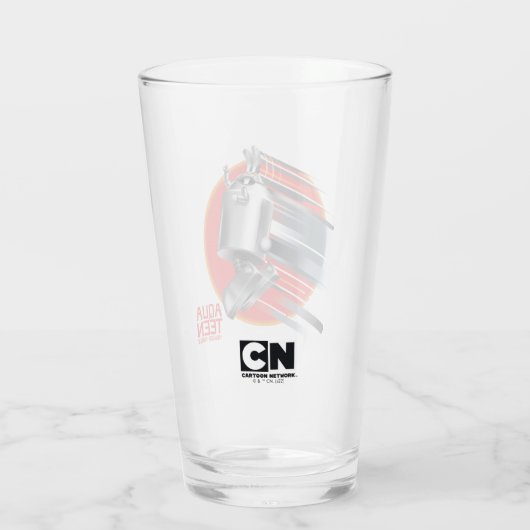 Aqua Teen Hunger Force Rabbot Glas (Rückseite)