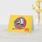 Aqua Teen Hunger Force Rabbot Karte (Gelbe Blume)