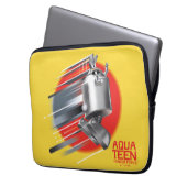 Aqua Teen Hunger Force Rabbot Laptopschutzhülle (Vorderseite Links)