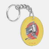 Aqua Teen Hunger Force Rabbot Schlüsselanhänger (Vorderseite links)