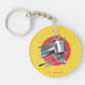 Aqua Teen Hunger Force Rabbot Schlüsselanhänger (Vorderseite)