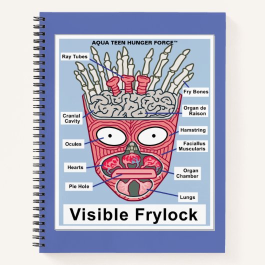 Aqua Teen Hunger Force Visible Frylock Poster Notizblock (Vorderseite)