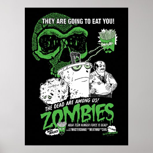 Aqua Teen Hunger Force Zombies Poster (Vorne)