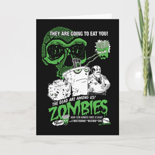 Aqua Teen Hunger Force Zombies Poster Karte (Vorderseite)