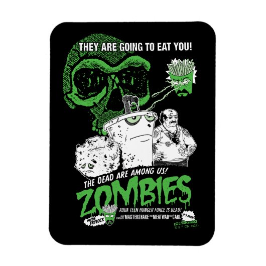 Aqua Teen Hunger Force Zombies Poster Magnet (Vertikal)