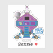 Aqua Teen Hungerfestungen Aufkleber (Blatt)