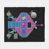 Aqua Teen Hungerfestungen Fleecedecke (Vorderseite (Horizontal))