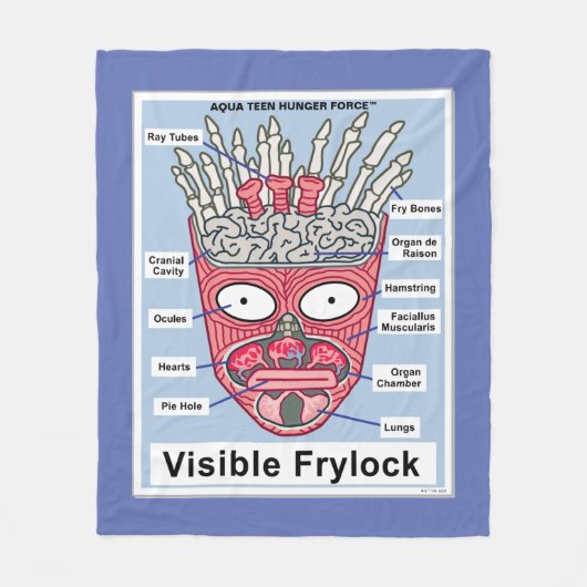 Aqua Teen Hungerfestungen Frylock Poster Fleecedecke (Vorderseite)