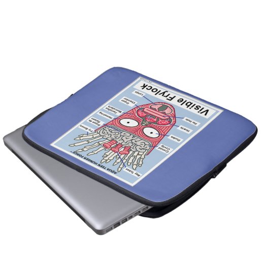 Aqua Teen Hungerfestungen Frylock Poster Laptopschutzhülle (Vorne Knopf)