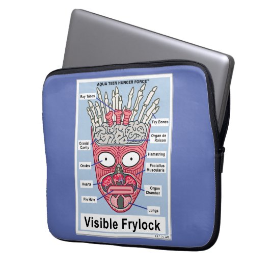 Aqua Teen Hungerfestungen Frylock Poster Laptopschutzhülle (Vorderseite Links)