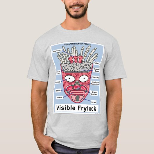 Aqua Teen Hungerfestungen Frylock Poster T-Shirt (Vorderseite)