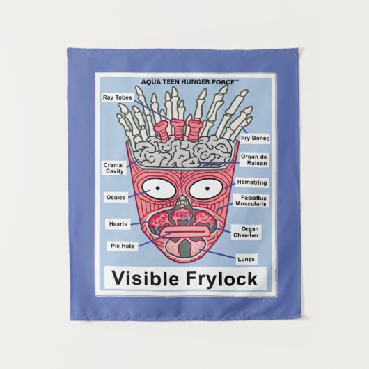 Aqua Teen Hungerfestungen Frylock Poster Wandteppich (Vorderseite)