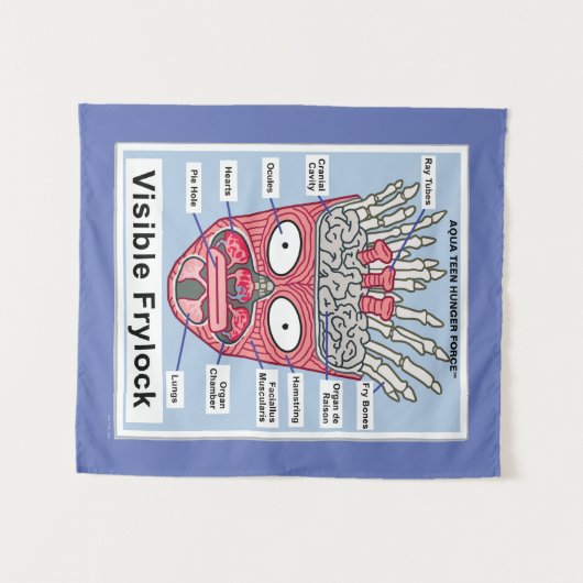 Aqua Teen Hungerfestungen Frylock Poster Wandteppich (Vorderseite (Horizontal))