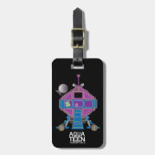 Aqua Teen Hungerfestungen Gepäckanhänger (Vorderseite vertikal)