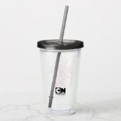 Aqua Teen Hungerfestungen Hieroglyphics Acryltrinkbecher (Rückseite)