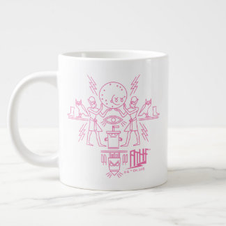 Aqua Teen Hungerfestungen Hieroglyphics Jumbo-Tasse