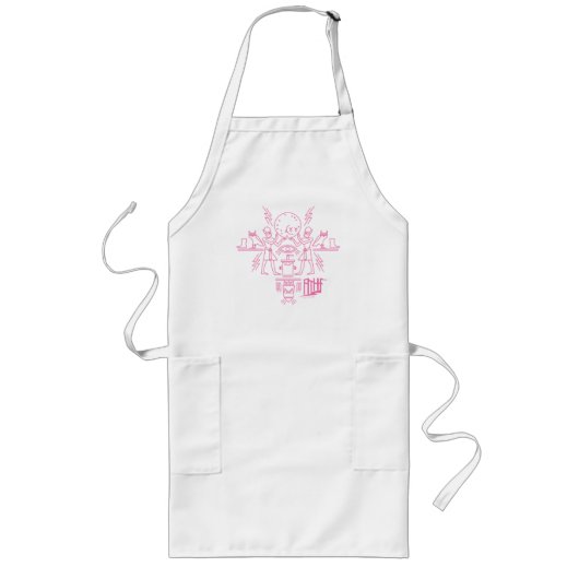 Aqua Teen Hungerfestungen Hieroglyphics Lange Schürze (Vorne)