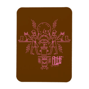 Aqua Teen Hungerfestungen Hieroglyphics Magnet