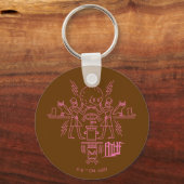 Aqua Teen Hungerfestungen Hieroglyphics Schlüsselanhänger (Vorderseite)