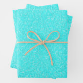 Aqua Texture Geschenkpapier Set (Beispiel)