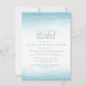 Aqua Tides | Brautparty Aquarell Einladung (Vorderseite)