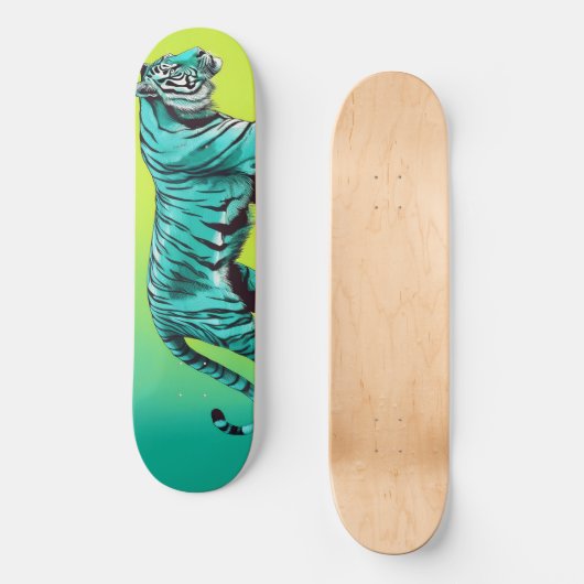 Aqua Tiger 1 Skateboard (Vorderseite)