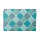Aqua Tile Pattern Badematten (Vorderseite)
