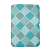 Aqua Tile Pattern Badematten (Vorderseite Vertikal)