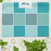 Aqua Tiles Handtuch (Gefaltet)