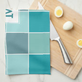 Aqua Tiles Handtuch (Viertel Falte)