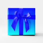 Aqua to Blue Gradient Geschenkpapier