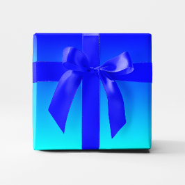 Aqua to Blue Gradient Geschenkpapier