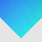 Aqua to Blue Gradient Seidenpapier (Detail)