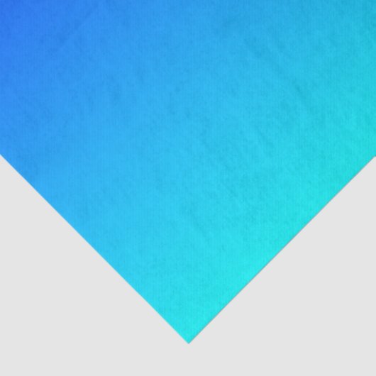 Aqua to Blue Gradient Seidenpapier (Detail)