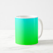 Aqua to Green Tasse (VorderseiteRechts)