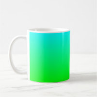 Aqua to Green Tasse