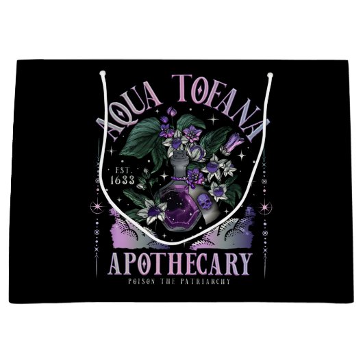 Aqua Tofana Geschenktasche Große Geschenktüte (Vorderseite)
