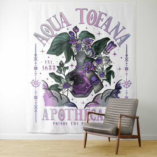 Aqua Tofana Tapestry #2 Wandteppich (Beispiel)