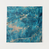 Aqua tononyx marmor wandteppich (Vorderseite (Horizontal))