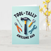 Aqua Tools Vatertagskarte Karte (Gelbe Blume)