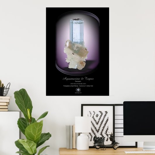 AQUA & TOPAZ POSTER (Heimbüro)