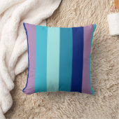 Aqua-Traum gestreift Kissen (Decke)