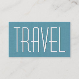 Aqua TRAVEL AGENCY Simple Style V63H Visitenkarte