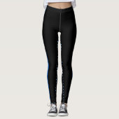 Aqua Trip Angesagt Leggings (Vorderseite)