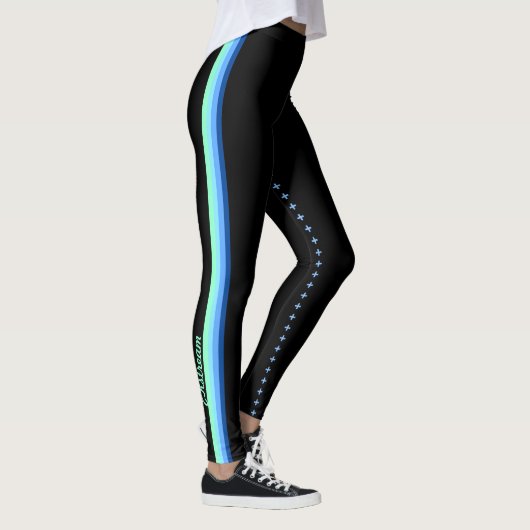Aqua Trip Angesagt Leggings (Rechts)