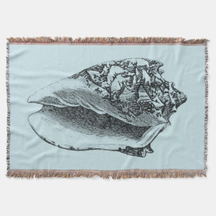 Aqua-Tritonshorn-Muschel Decke