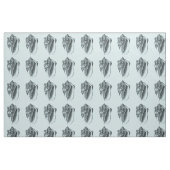 Aqua-Tritonshorn-Muschel Stoff (Fat Quarter (45,7 x 55,9 cm))