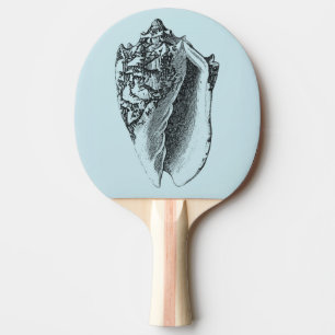 Aqua-Tritonshorn-Muschel Tischtennis Schläger