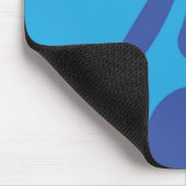 Aqua-Tropfen, Wassertropfen-Logo auf Mauspad (Ecke)